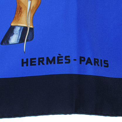 Hermes Silk Mon Petit Cheval Mexicain Scarf 90 4 of 7