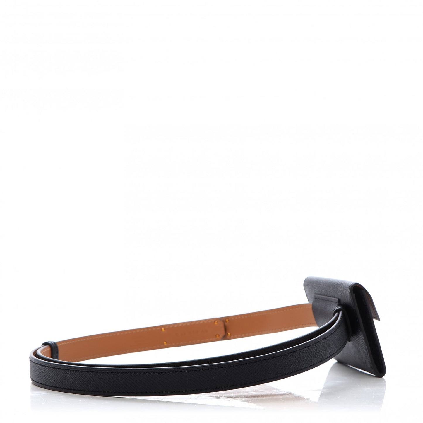 Epsom Kelly Pocket Belt Black