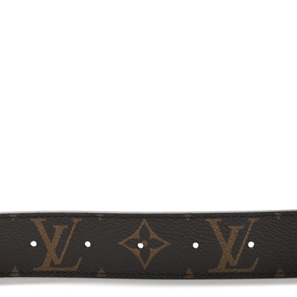 Louis Vuitton Monogram 30mm LV Initiales Reversible Belt 85 34 Coquelicot 5 of 8