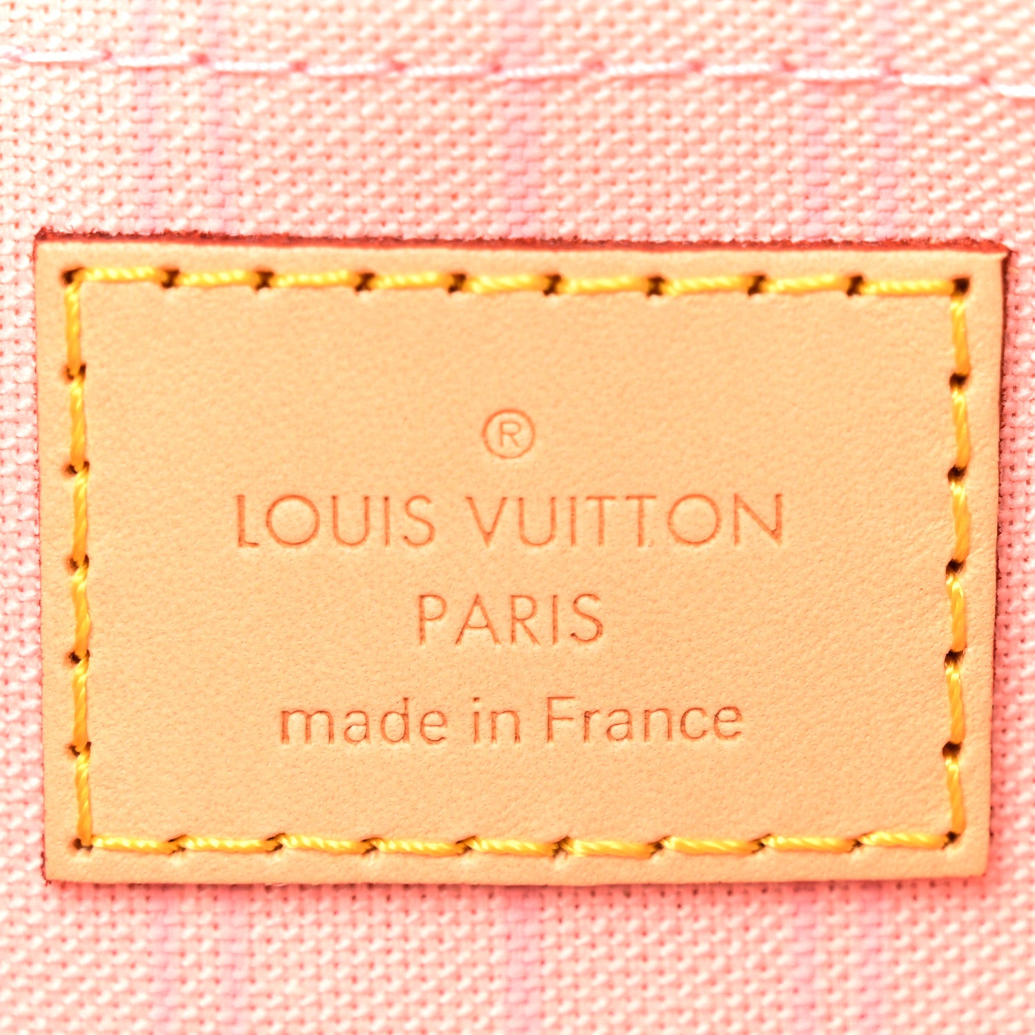 Louis Vuitton Damier Azur Neverfull MM GM Pochette Rose Ballerine 6 of 6