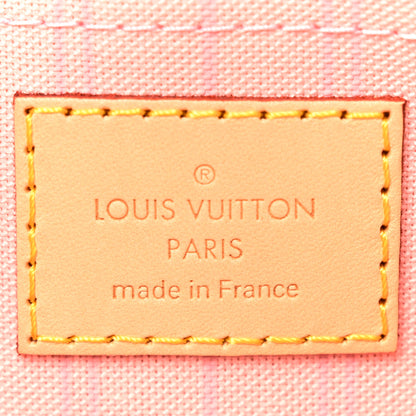 Louis Vuitton Damier Azur Neverfull MM GM Pochette Rose Ballerine 6 of 6