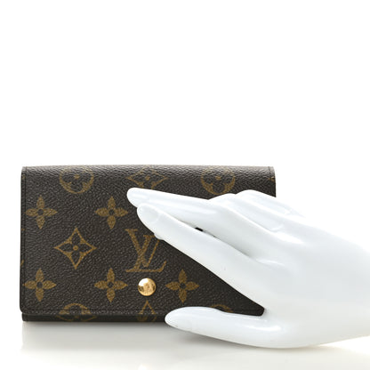 Louis Vuitton Monogram Porte-Monnaie Tresor Wallet 2 of 9