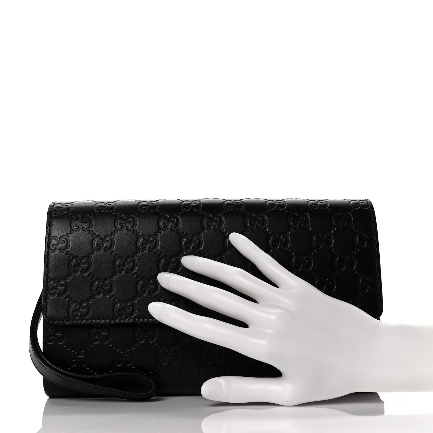 Guccissima Clutch Black