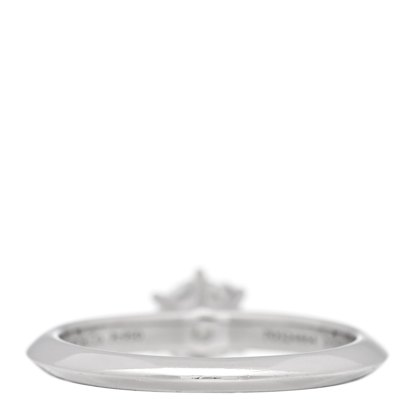 Platinum Diamond .55ct Solitaire Engagement Ring 51 5.75