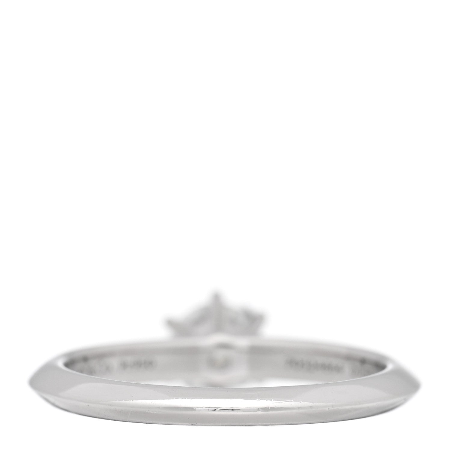 Tiffany Platinum Diamond .55ct Solitaire Engagement Ring 51 5.75 3 of 8