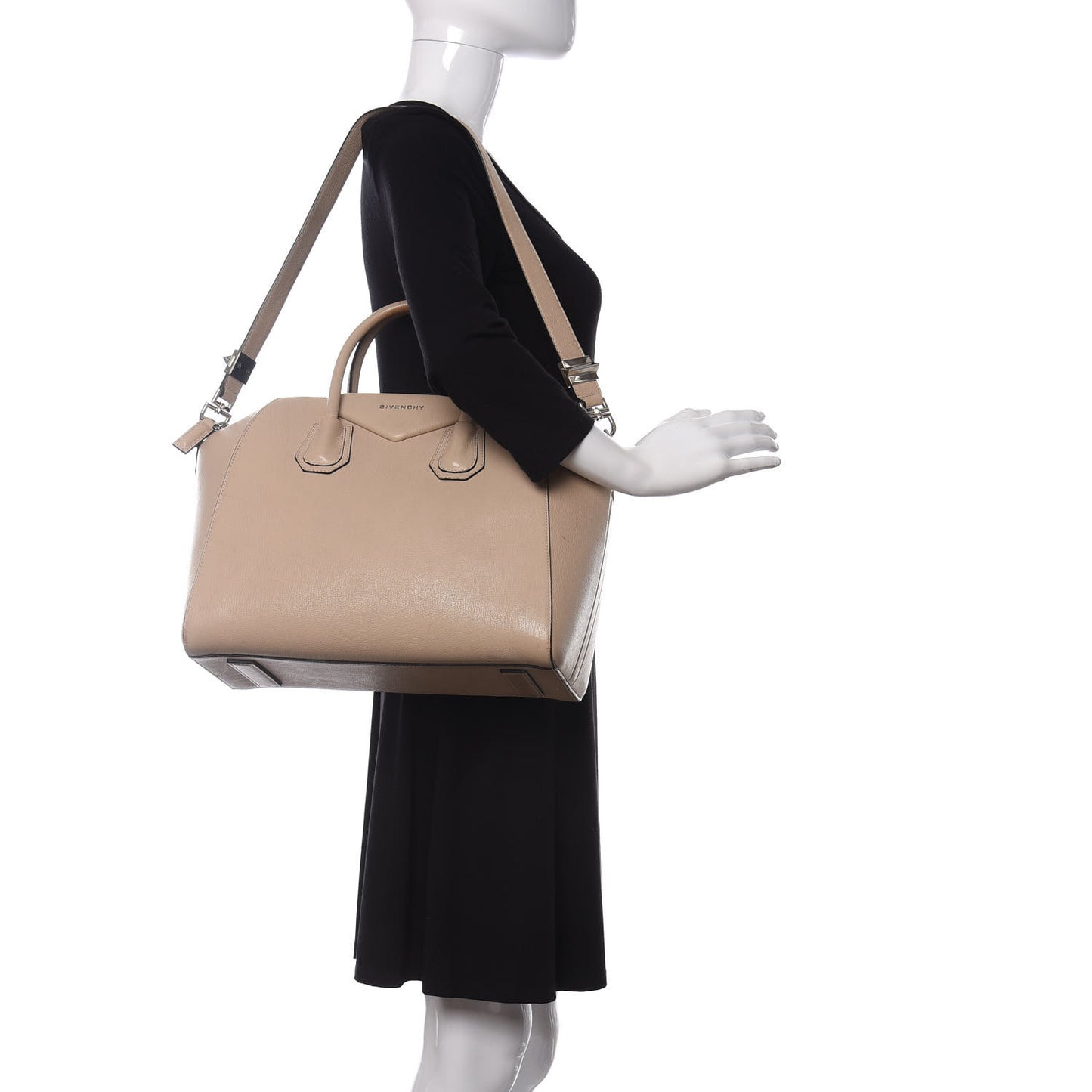 Sugar Goatskin Medium Antigona Buff