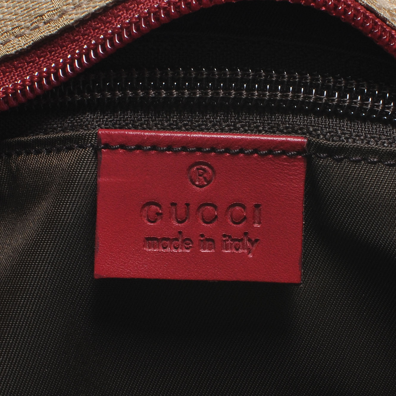 Gucci GG Monogram Large Web Handle Bucket Tote 7 of 8