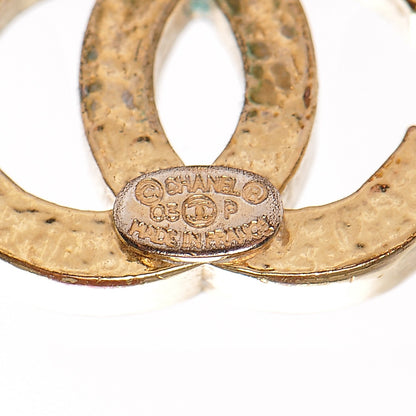 Chanel CC Earrings Gold 4 of 4