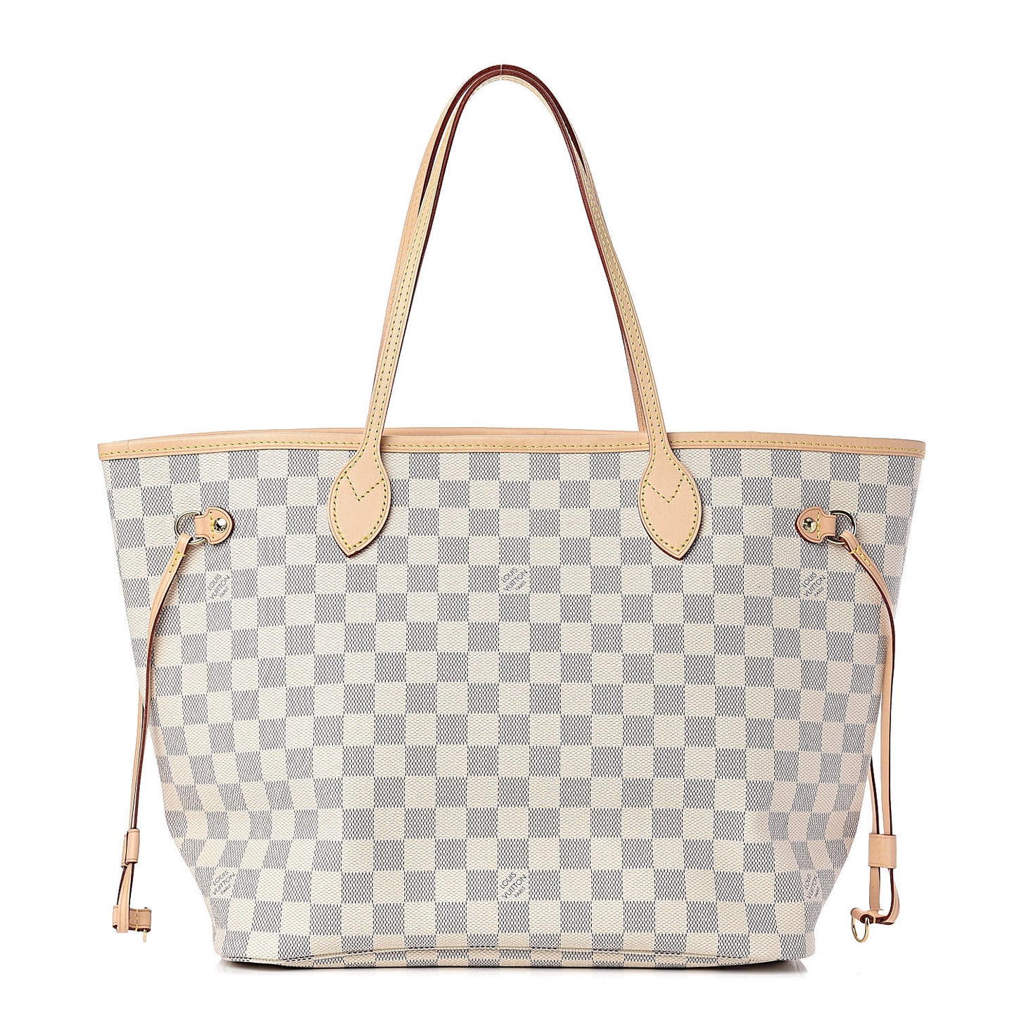 Damier Azur Neo Neverfull MM Rose Ballerine