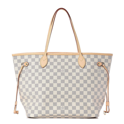 Louis Vuitton Damier Azur Neo Neverfull MM Rose Ballerine 1 of 12