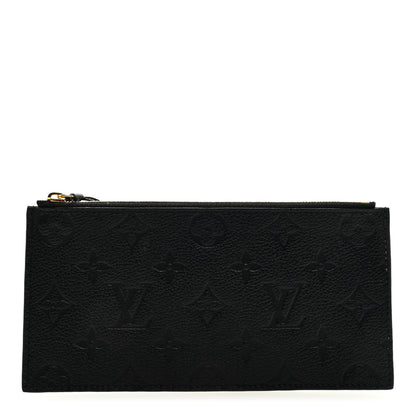 Louis Vuitton Empreinte Felicie Chain Wallet Zippered Insert Black 1 of 6