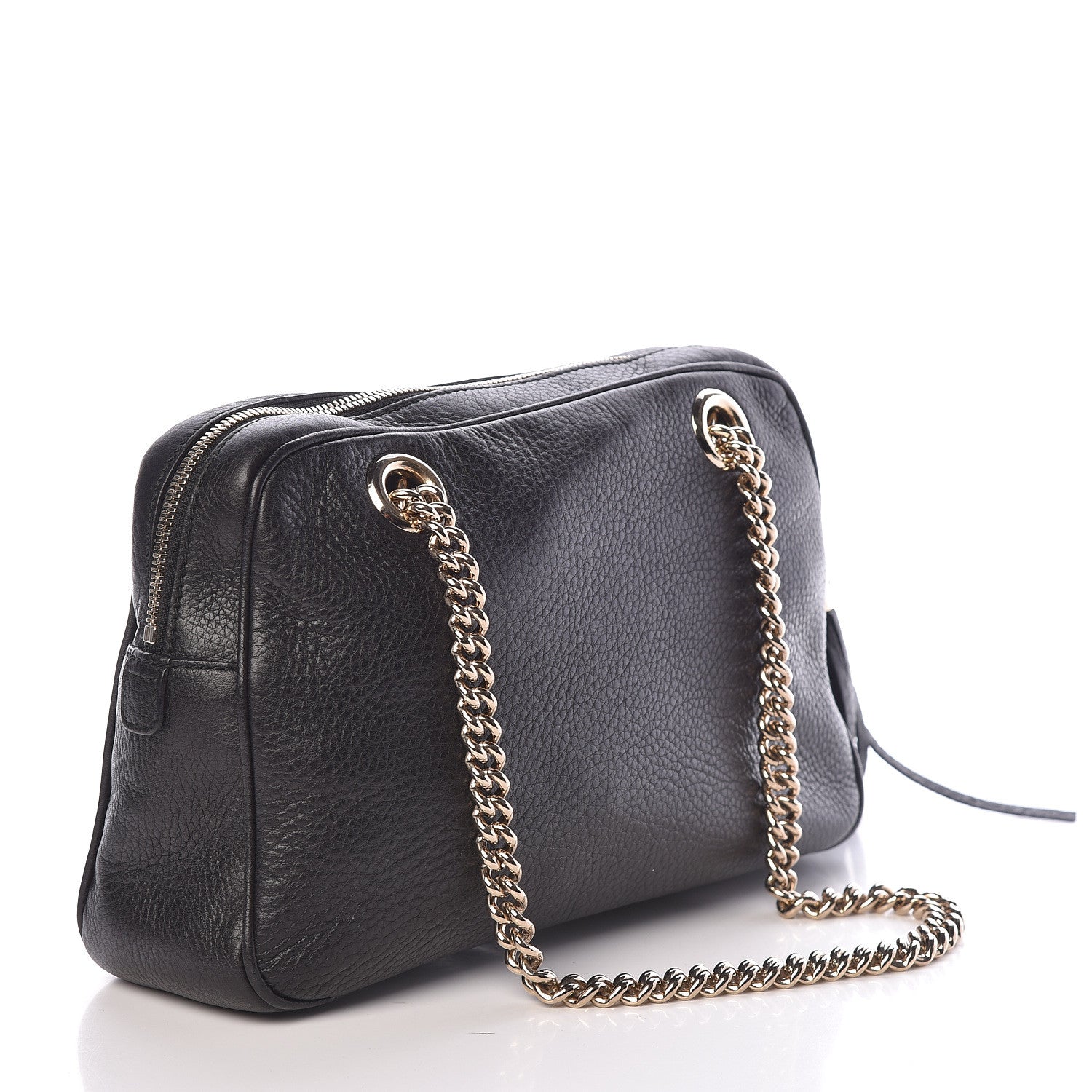 Gucci Pebbled Calfskin Small Soho Bowler Black 3 of 10