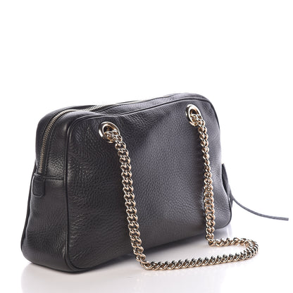 Gucci Pebbled Calfskin Small Soho Bowler Black 3 of 10