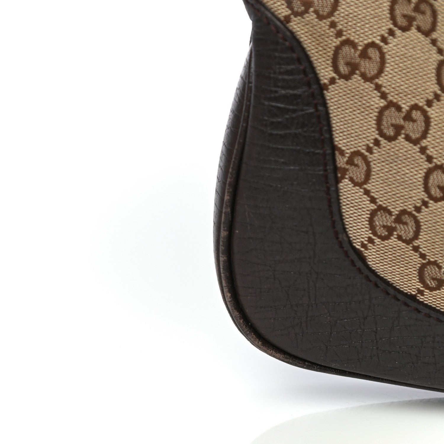 Gucci Monogram Web Jackie O Hobo Dark Brown 17 of 18