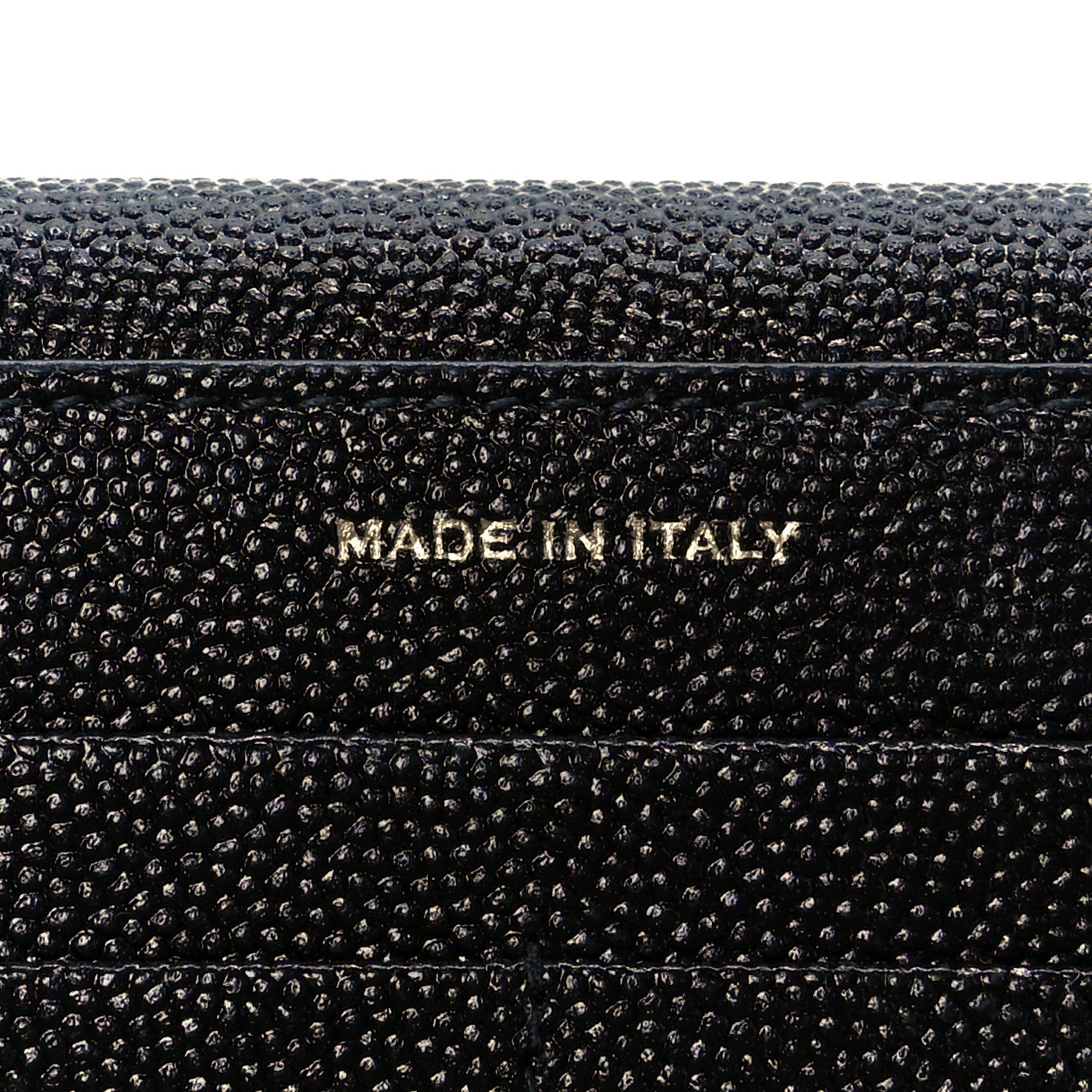 Saint Laurent Grain De Poudre Monogram Uptown Wallet Black 16 of 22