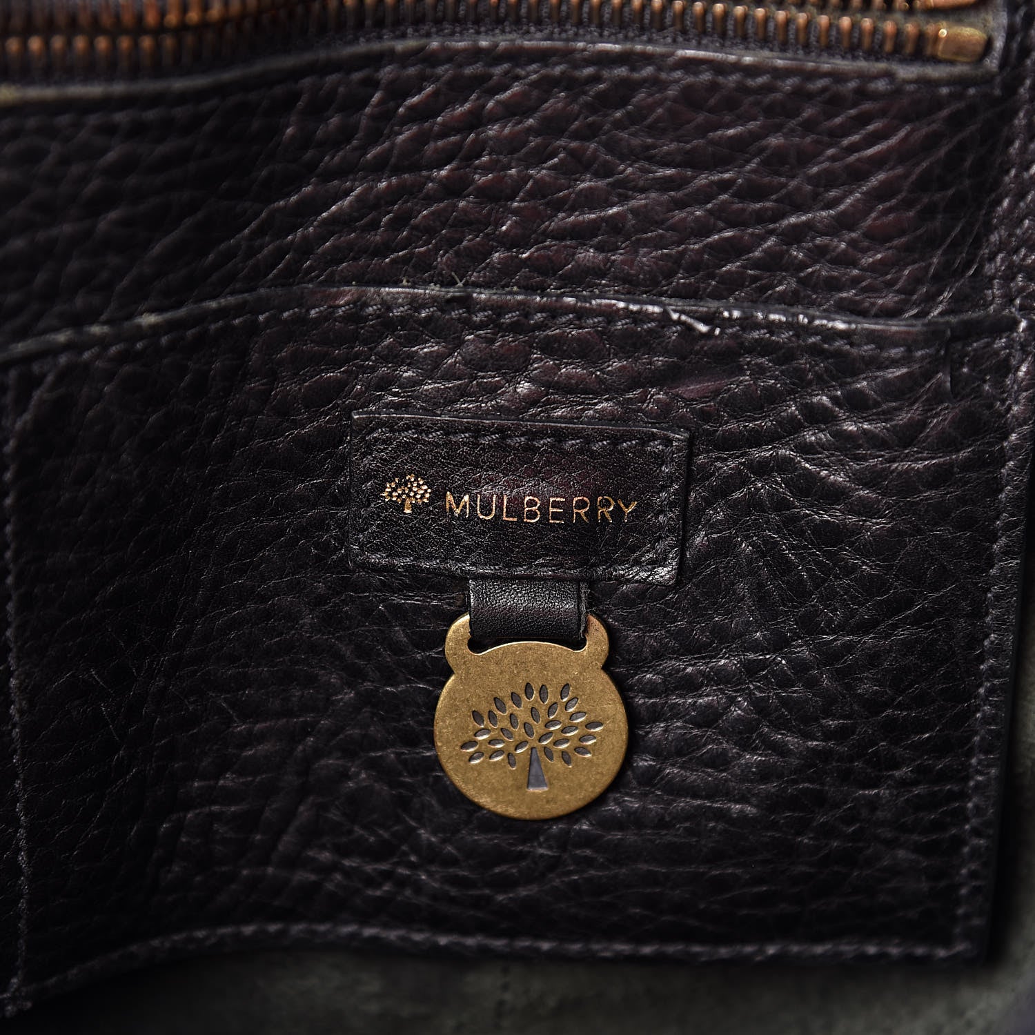 Mulberry Natural Leather Bayswater Black 6 of 15