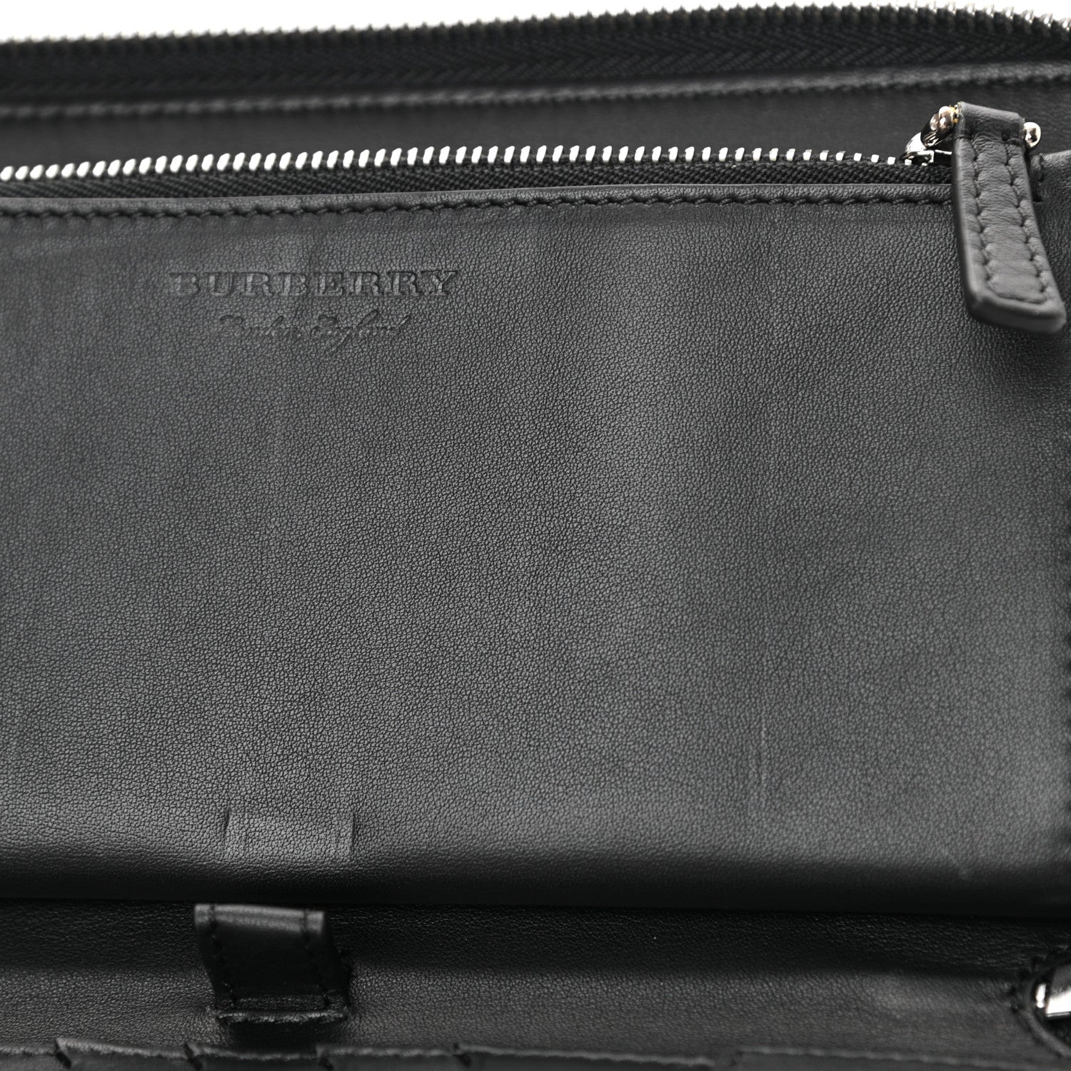 Burberry Trench Calfskin Splash Continental Wallet Black 11 of 13