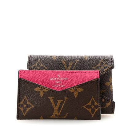 Louis Vuitton Monogram LV Colormania Kirigami Card Holder Pondichery Pink 3 of 8