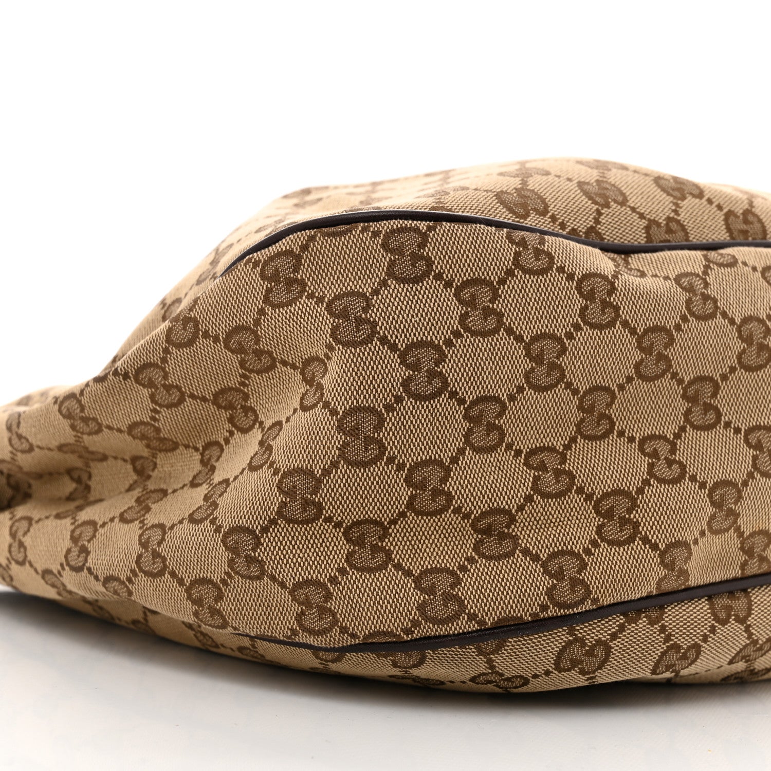 Gucci Monogram Medium Sukey Hobo Dark Brown 9 of 12