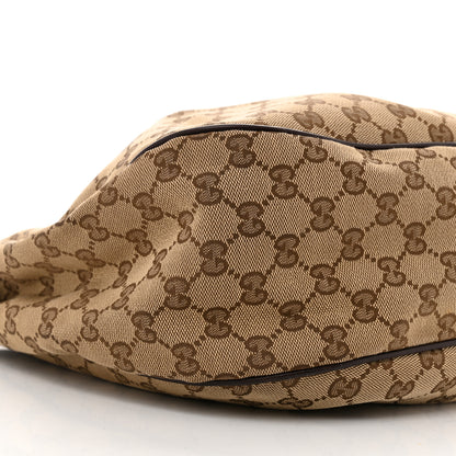 Gucci Monogram Medium Sukey Hobo Dark Brown 9 of 12