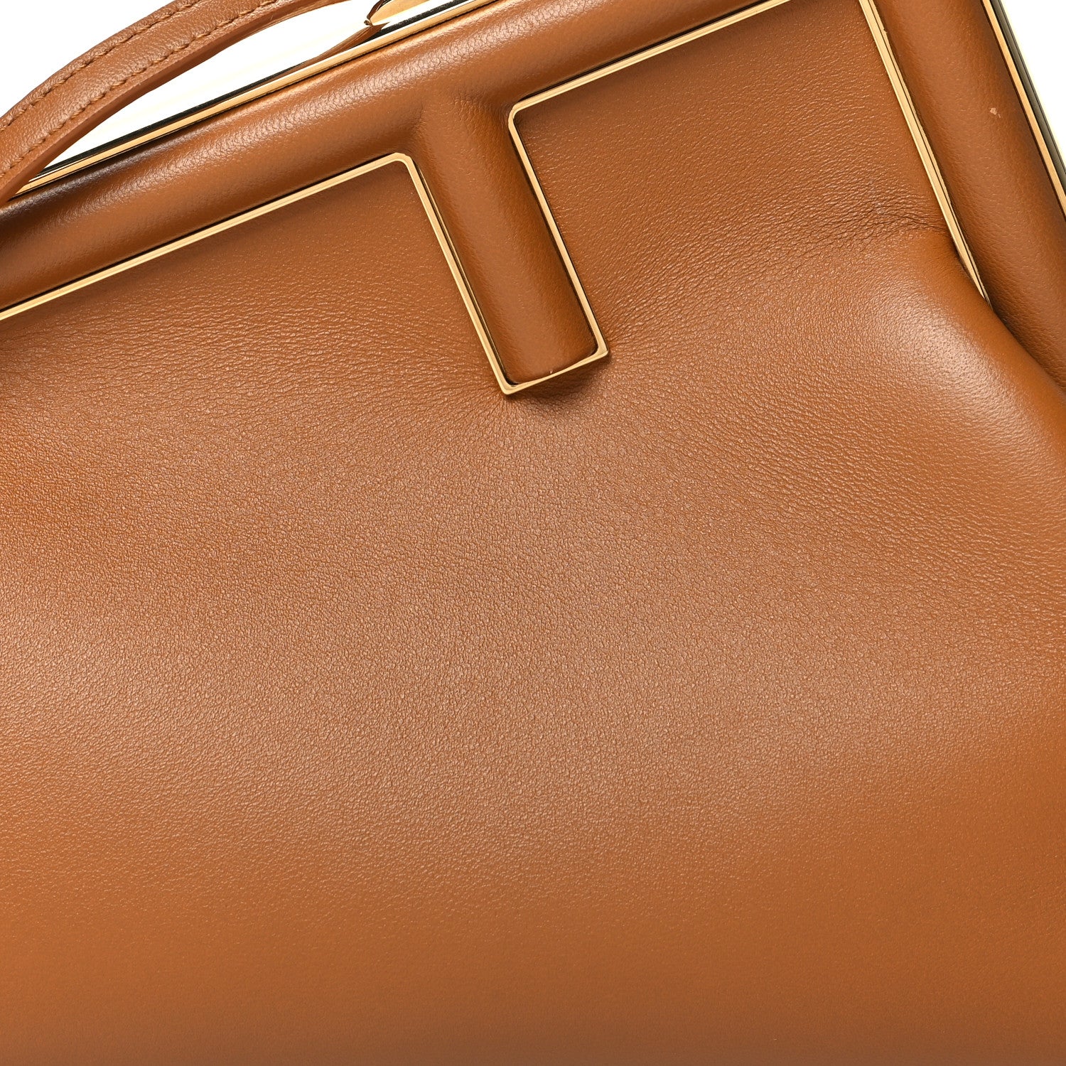 Fendi Shiny Nappa Small Fendi First Caramello 8 of 11