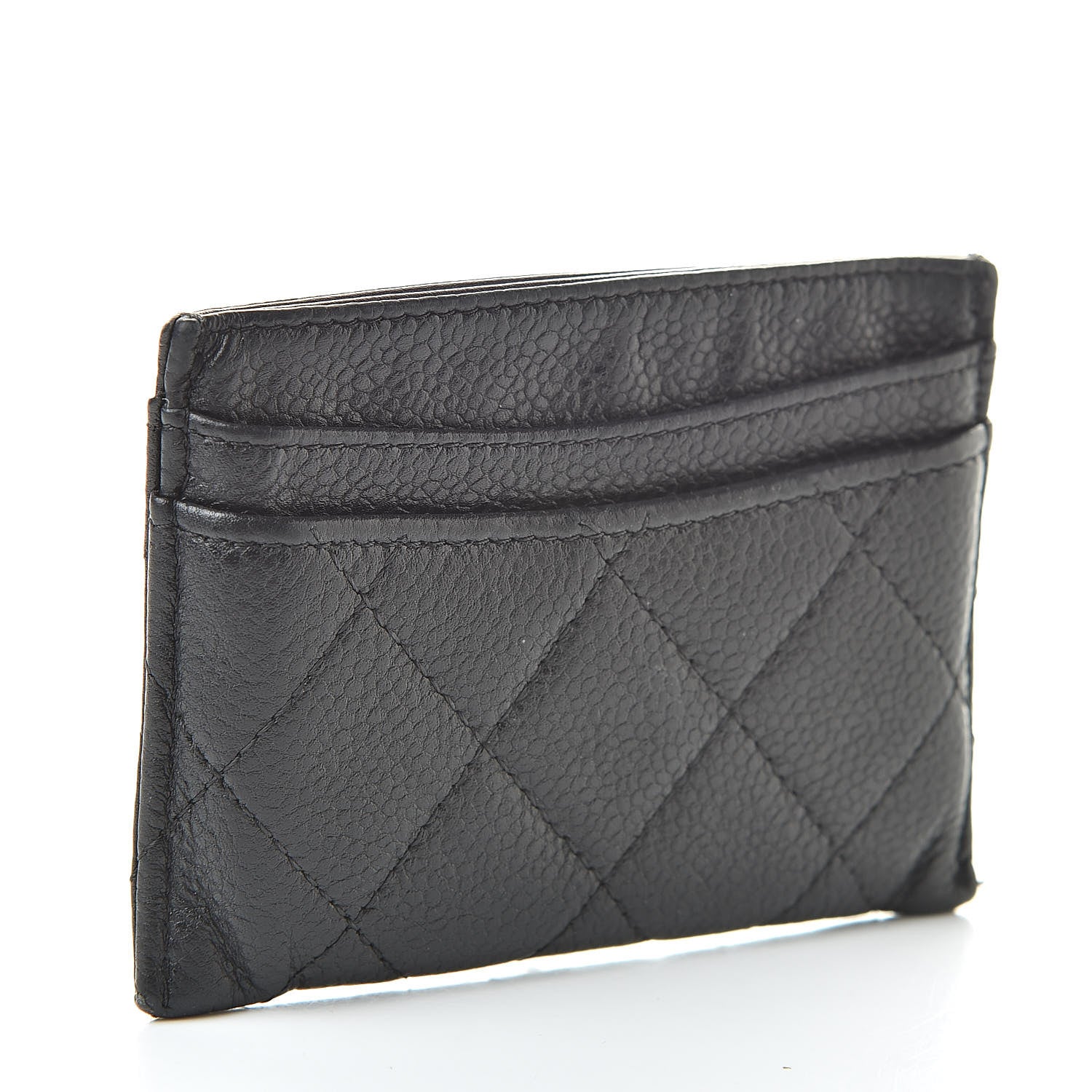 Chanel Caviar Quilted Card Holder Black 3 of 10