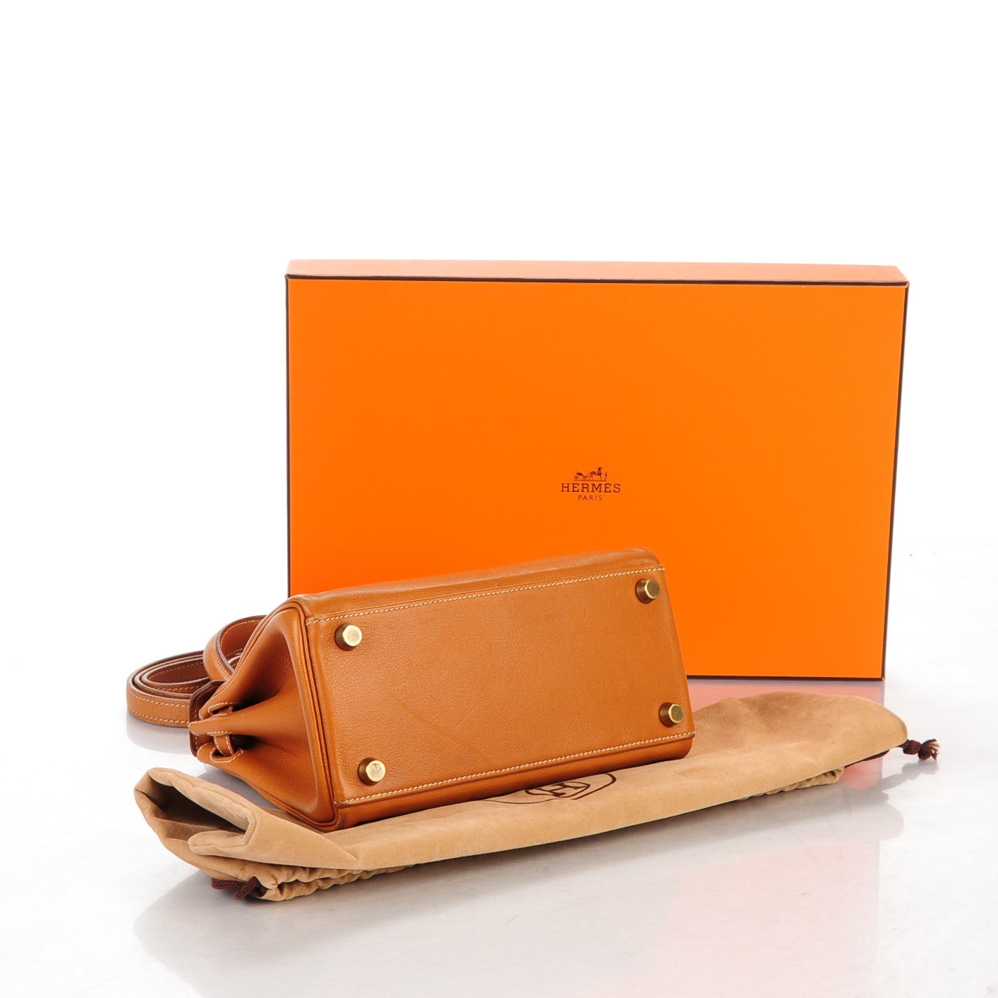 Hermes Gulliver Kelly Retourne 20 Gold 4 of 26