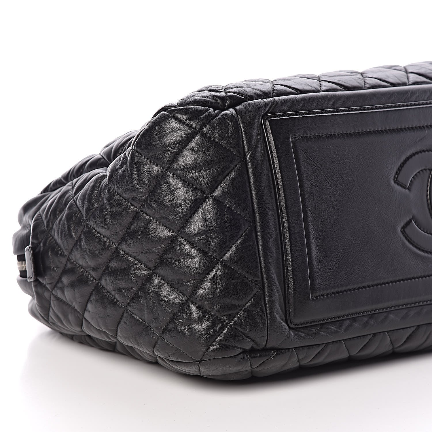 Chanel Lambskin Coco Cocoon Bowler Black 8 of 9