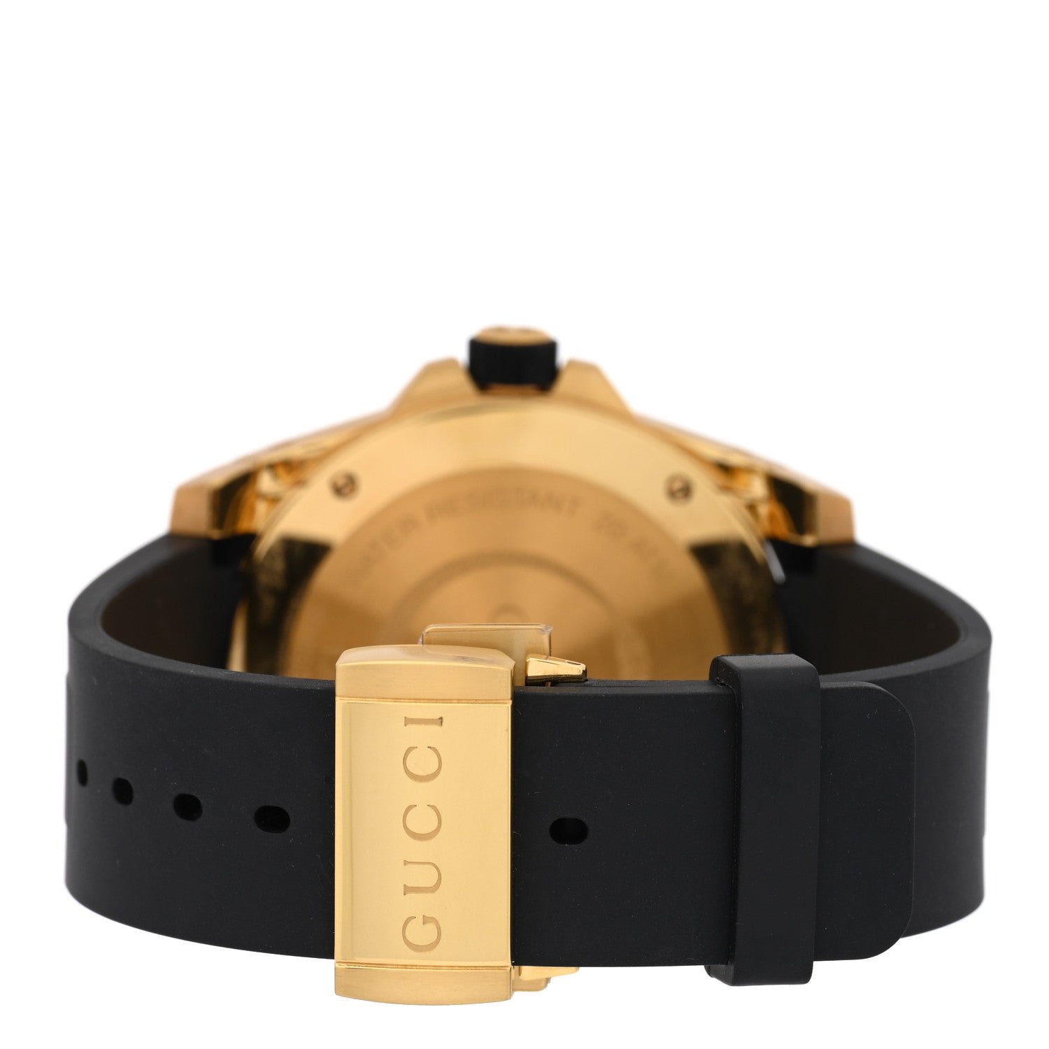 Gucci Stainless Steel Rubber 45mm Dive Snake Quartz Watch Black 3 of 5