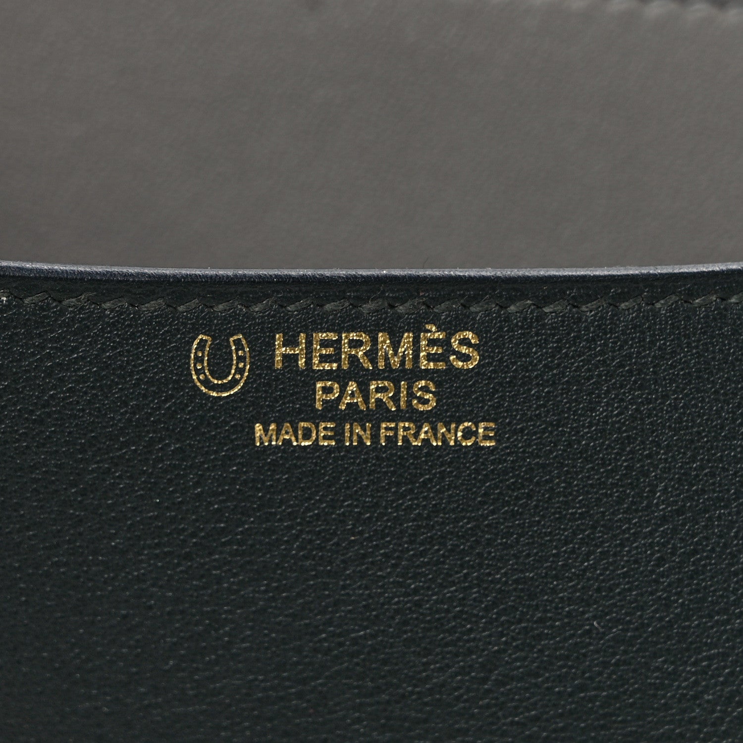 Hermes Swift Horseshoe Constance 24 Vert Anglais Gris Perle 12 of 23