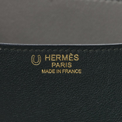 Hermes Swift Horseshoe Constance 24 Vert Anglais Gris Perle 12 of 23