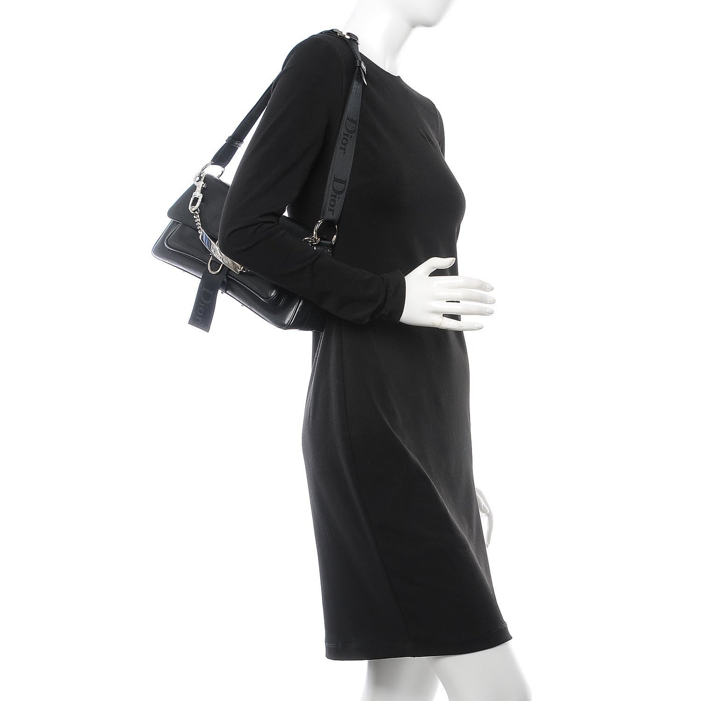 Coated Canvas Crystal Hardcore Bag Black