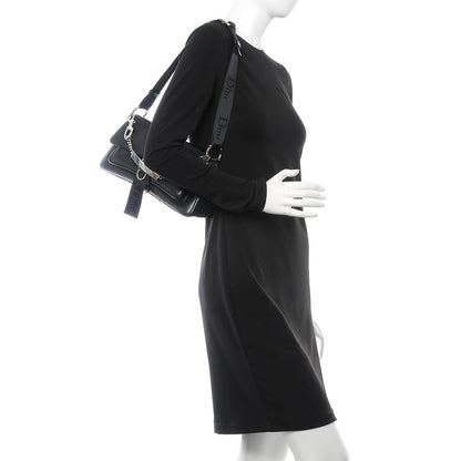 Christian Dior Coated Canvas Crystal Hardcore Bag Black 2 of 9