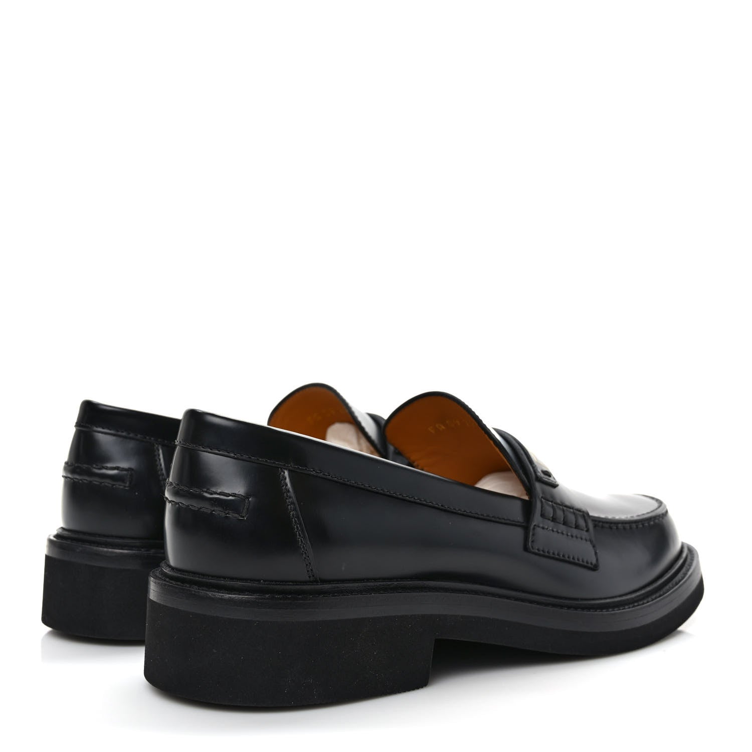 Christian Dior Brushed Calfskin Boy Loafers 38.5 Black 4 of 9