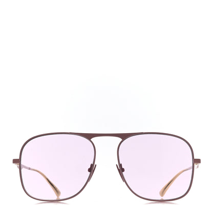 Gucci Square Aviator Sunglasses GG0335S Violet 2 of 10