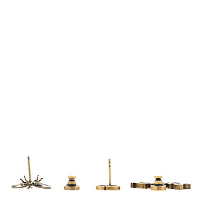 Christian Dior Metal J'Adior Earrings Aged Gold 3 of 4