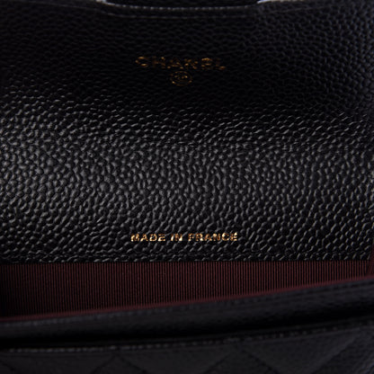 Chanel Caviar Quilted Flap Card Holder Black 6 of 8