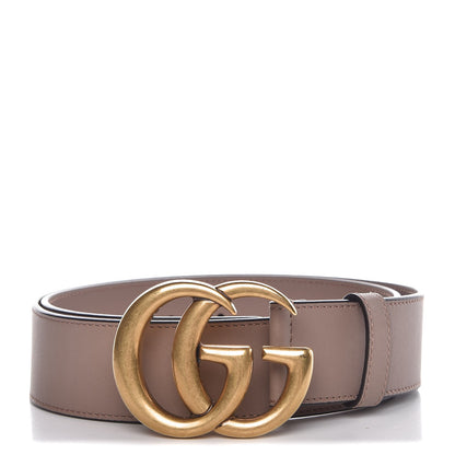 Gucci Calfskin Double G 40mm Belt 80 32 Porcelain Rose 1 of 7