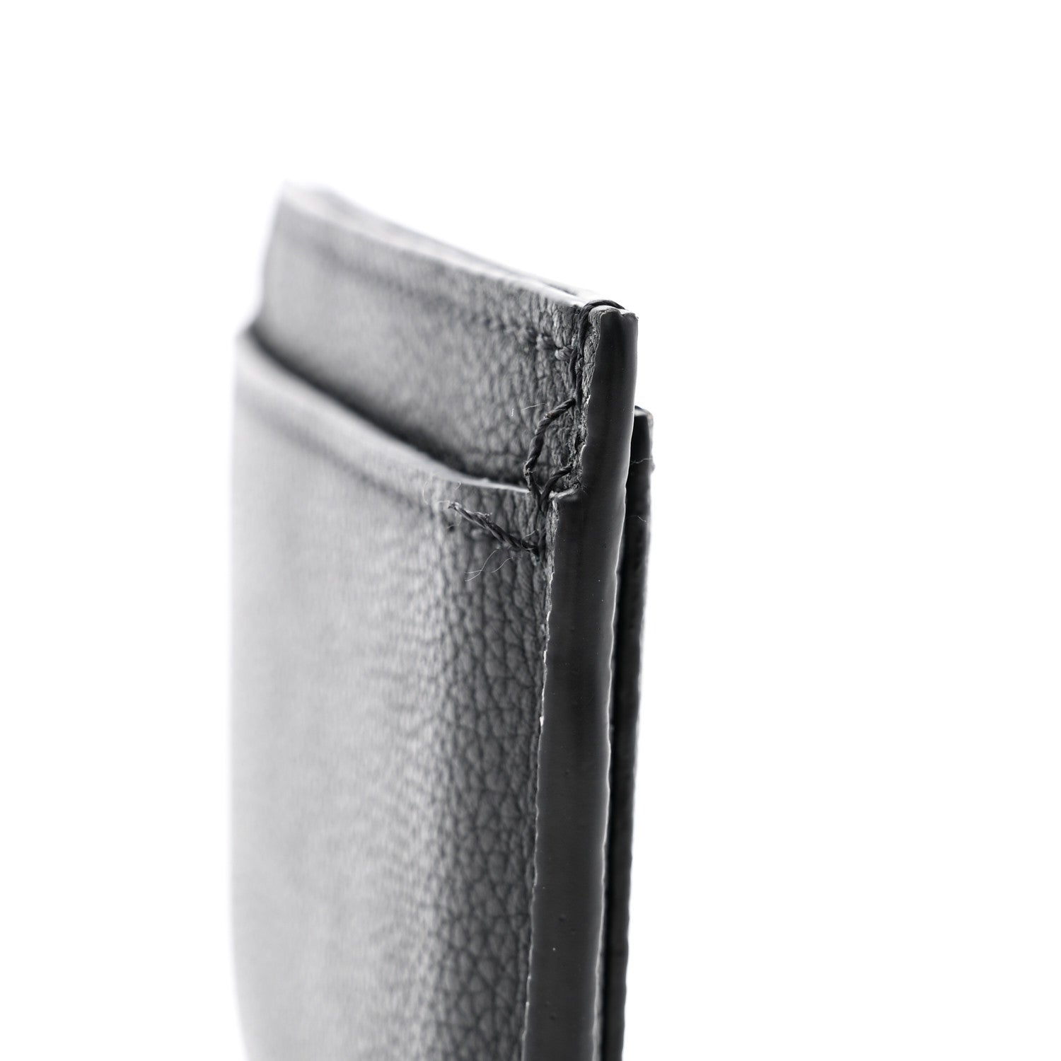 Louis Vuitton Calfskin Lockme Card Holder Black 7 of 10