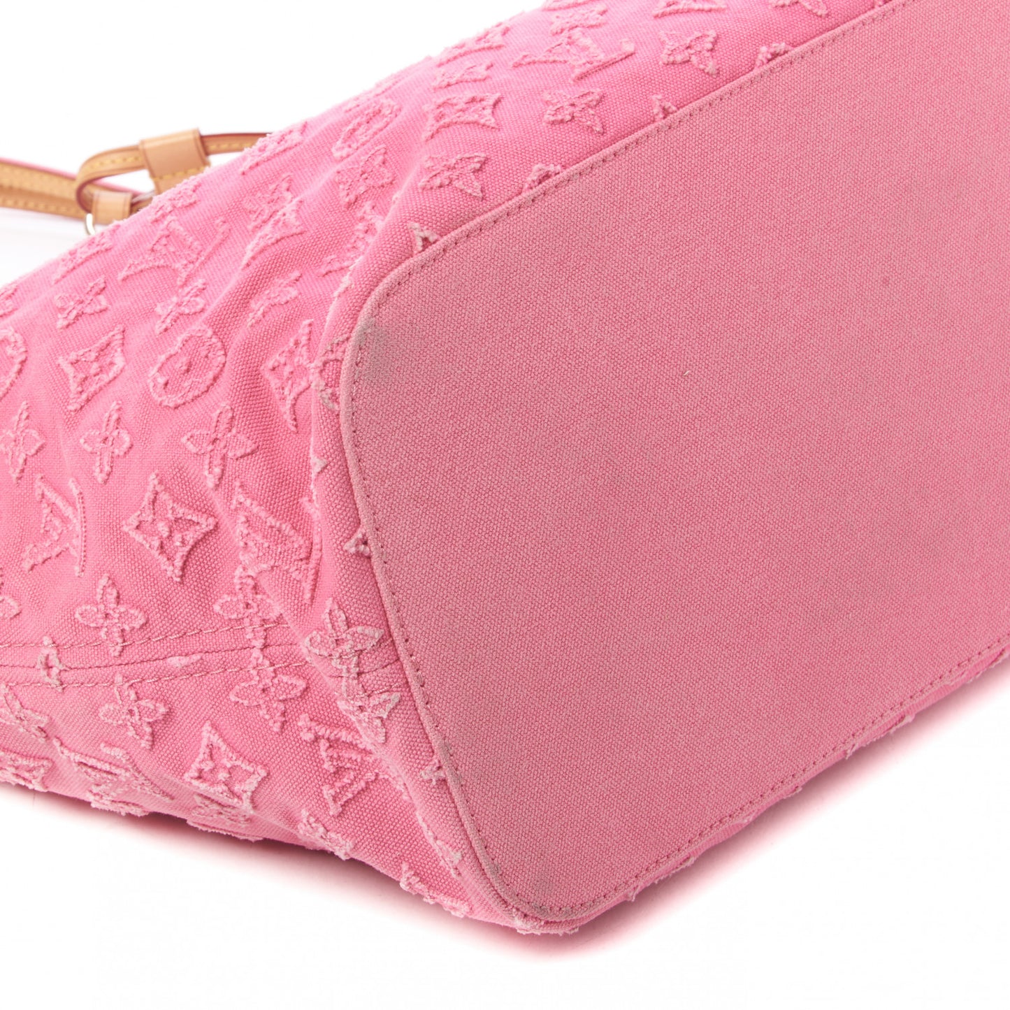 Monogram Denim Neverfull MM Rose