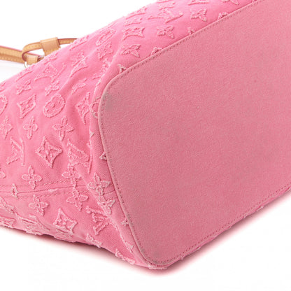 Louis Vuitton Monogram Denim Neverfull MM Rose 5 of 7
