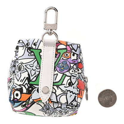 Louis Vuitton Monogram Comics Squared Pouch Bag Charm Multicolor 2 of 6