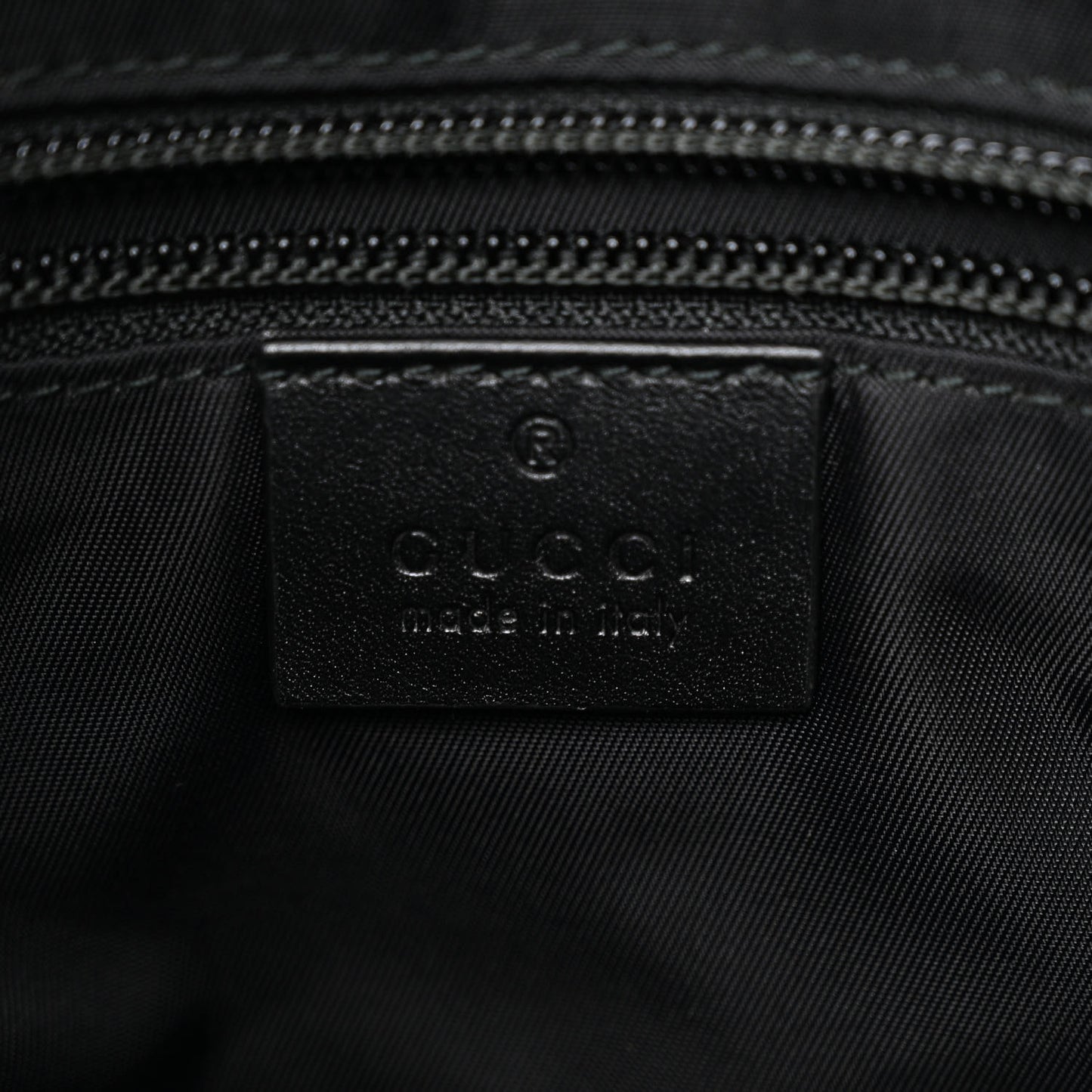 GG Supreme Monogram Web Messenger Bag Black