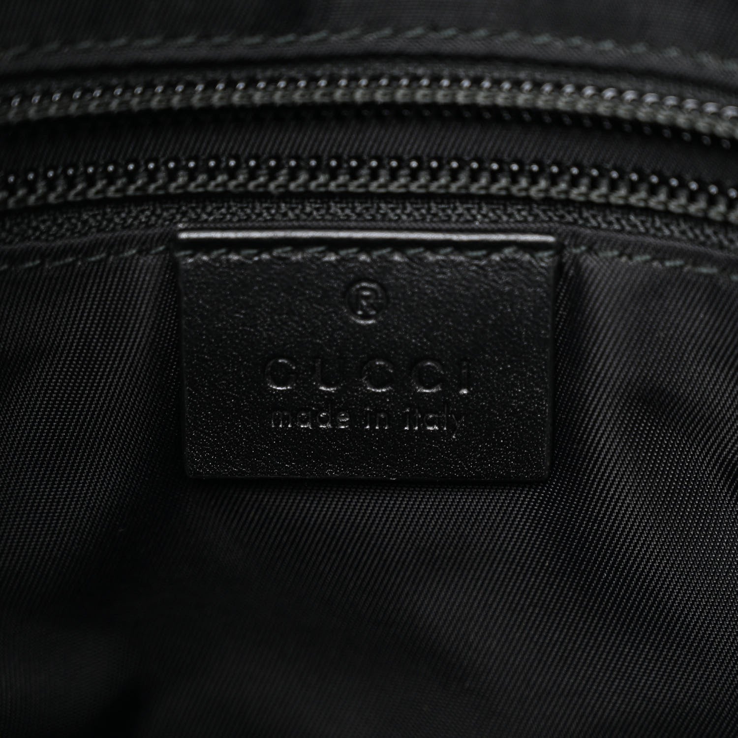 Gucci GG Supreme Monogram Web Messenger Bag Black 6 of 9