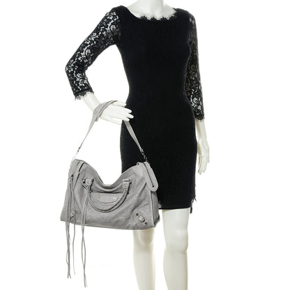 Balenciaga Agneau Marble Hardware City Grey 2 of 9