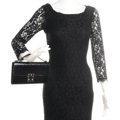 Louis Vuitton Monogram Glace Anouchka Pochette MM Black 2 of 7