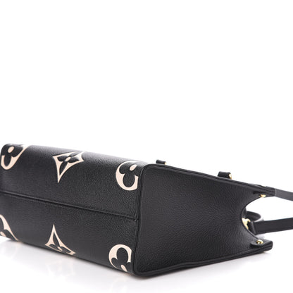 Louis Vuitton Empreinte Monogram Giant Onthego PM Black Beige 9 of 11
