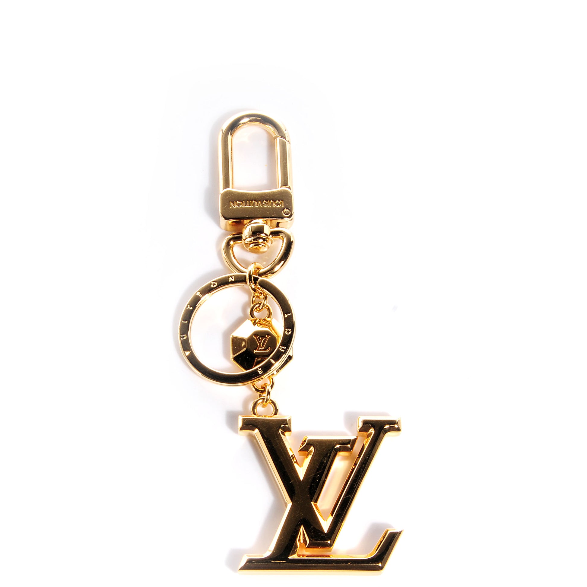 Louis Vuitton LV Facettes Key Holder Gold 1 of 5