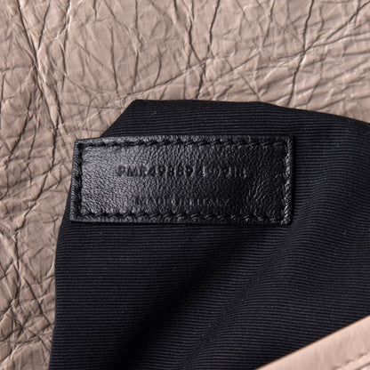 Saint Laurent Crinkled Calfskin Matelasse Monogram Medium Niki Chain Satchel Light Taupe 6 of 9