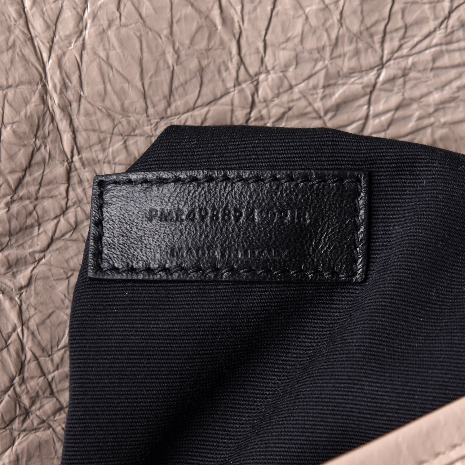 Saint Laurent Crinkled Calfskin Matelasse Monogram Medium Niki Chain Satchel Light Taupe 6 of 9